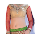 Triveni Glamorous Multi Colored Embroidered Faux Georgette Lehenga Choli